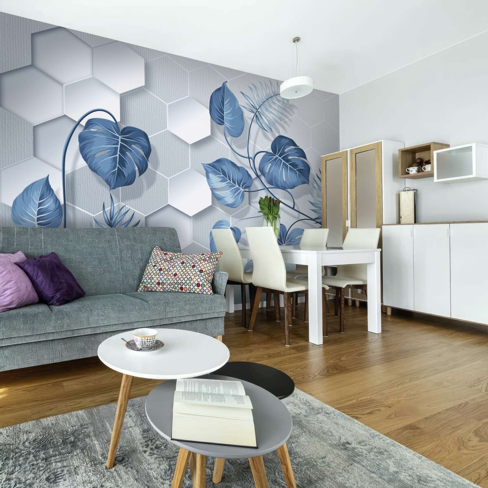 Papier peint monstera sur un fond non spécifié