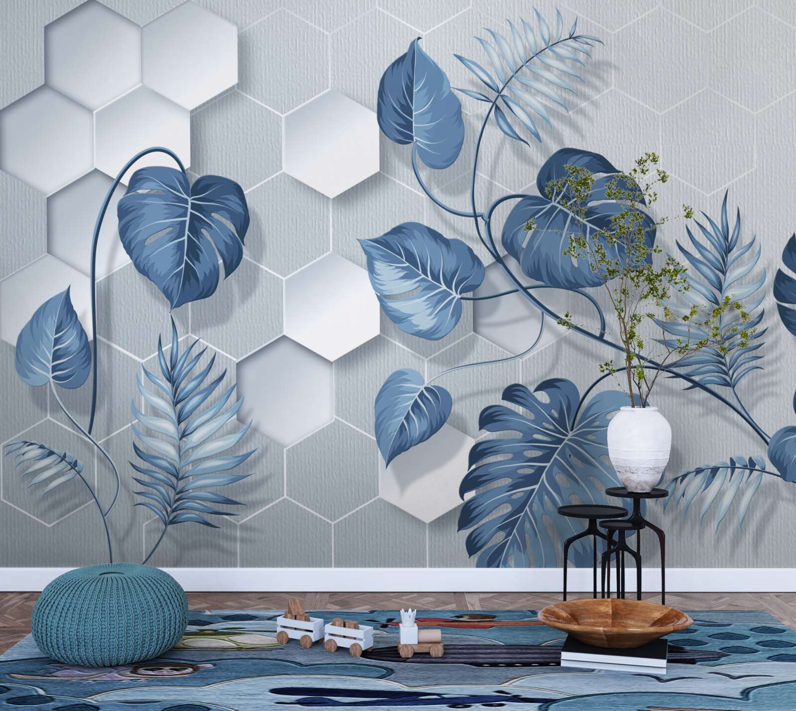 Papier peint monstera sur un fond non spécifié