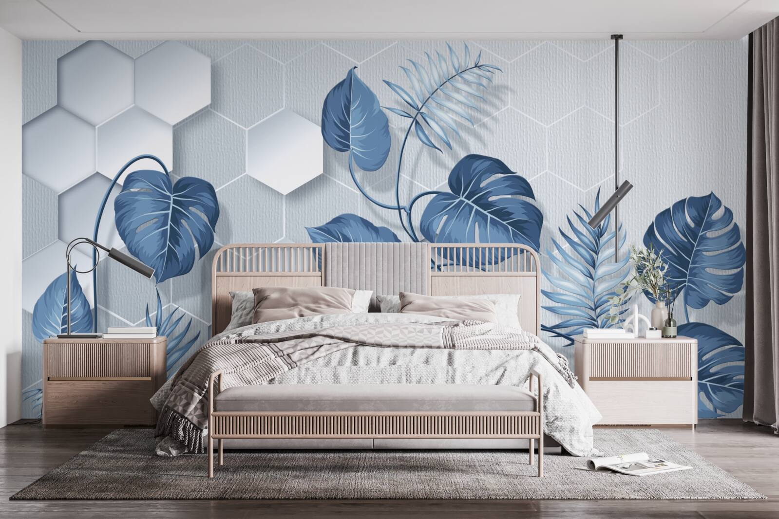 Papier peint monstera sur un fond non spécifié