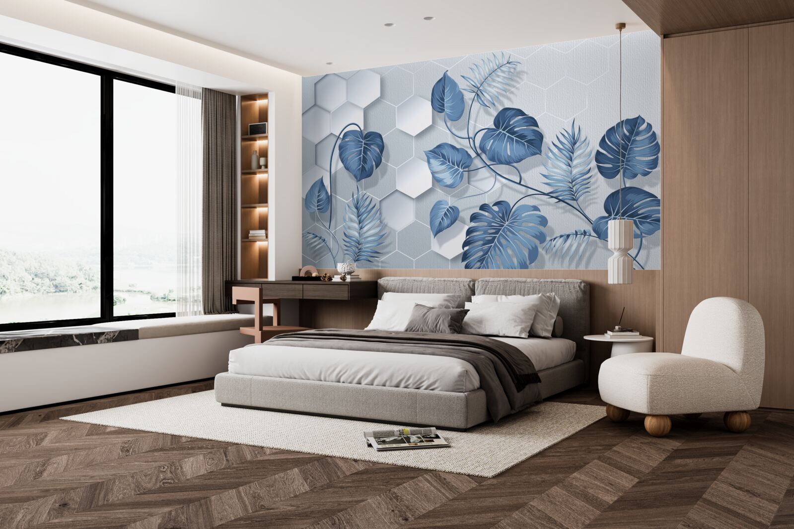 Papier peint monstera sur un fond non spécifié