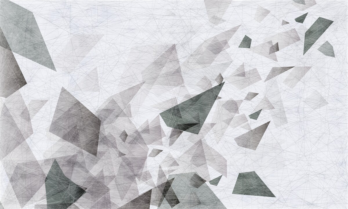 Papier peint fond gris avec motif de fil abstrait