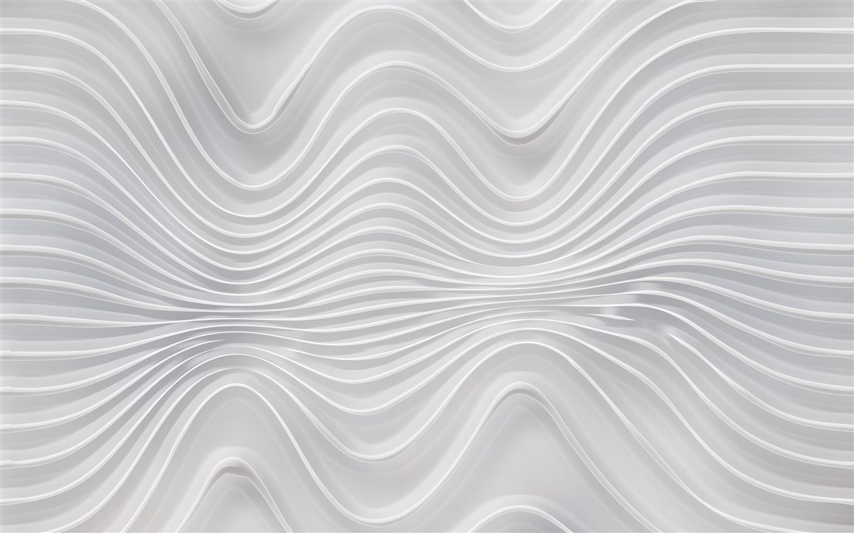 Papier peint ondes s'étendant à l'infini dans la direction horizontale