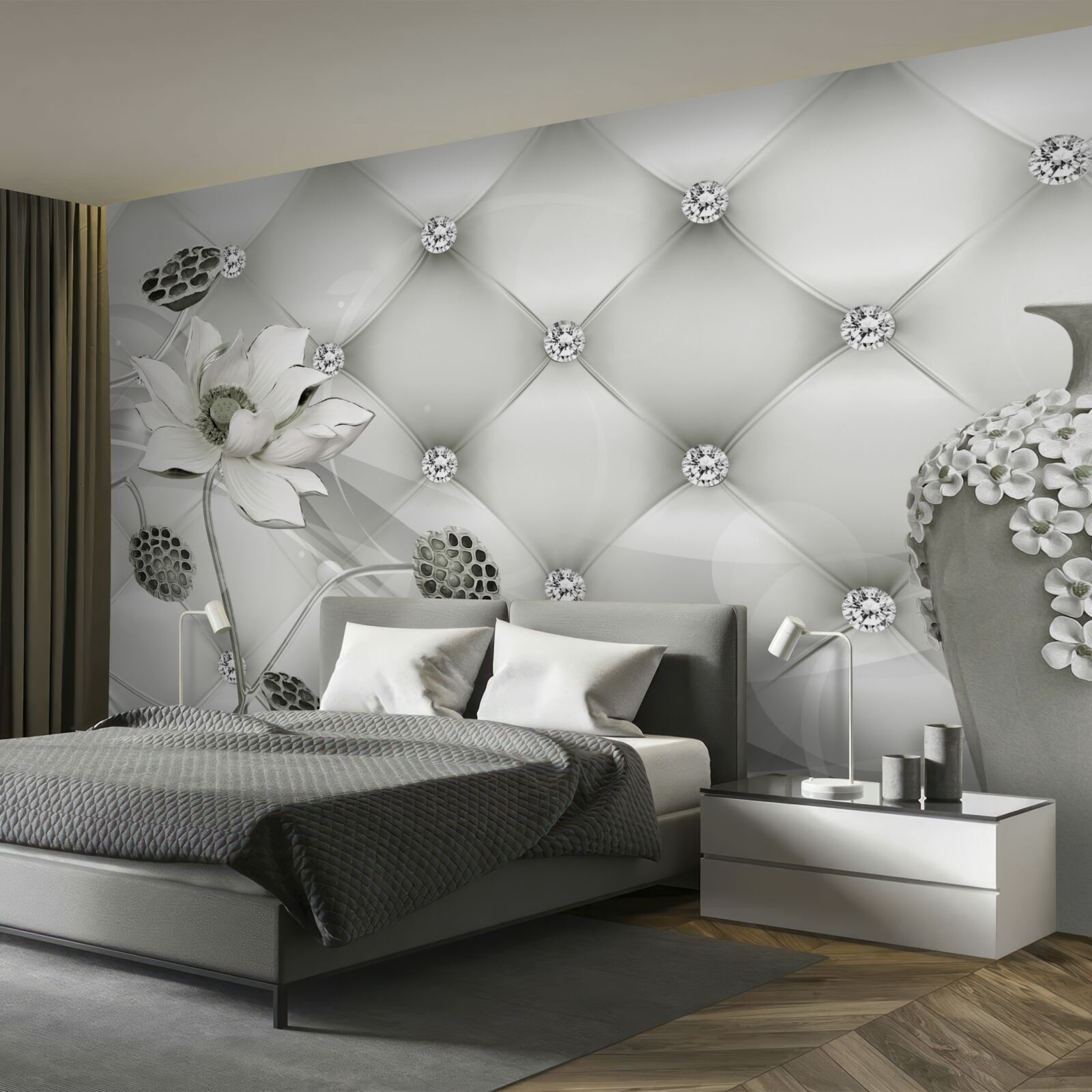 Papier peint lignes verticales abstraites de différentes couleurs