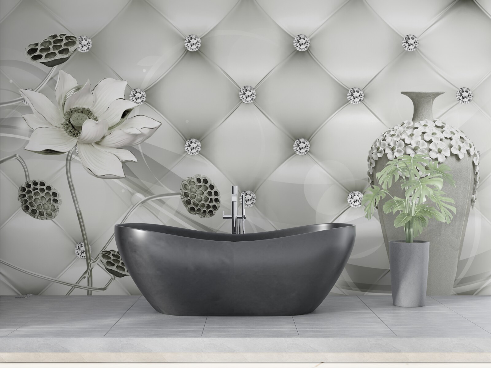 Papier peint lignes verticales abstraites de différentes couleurs