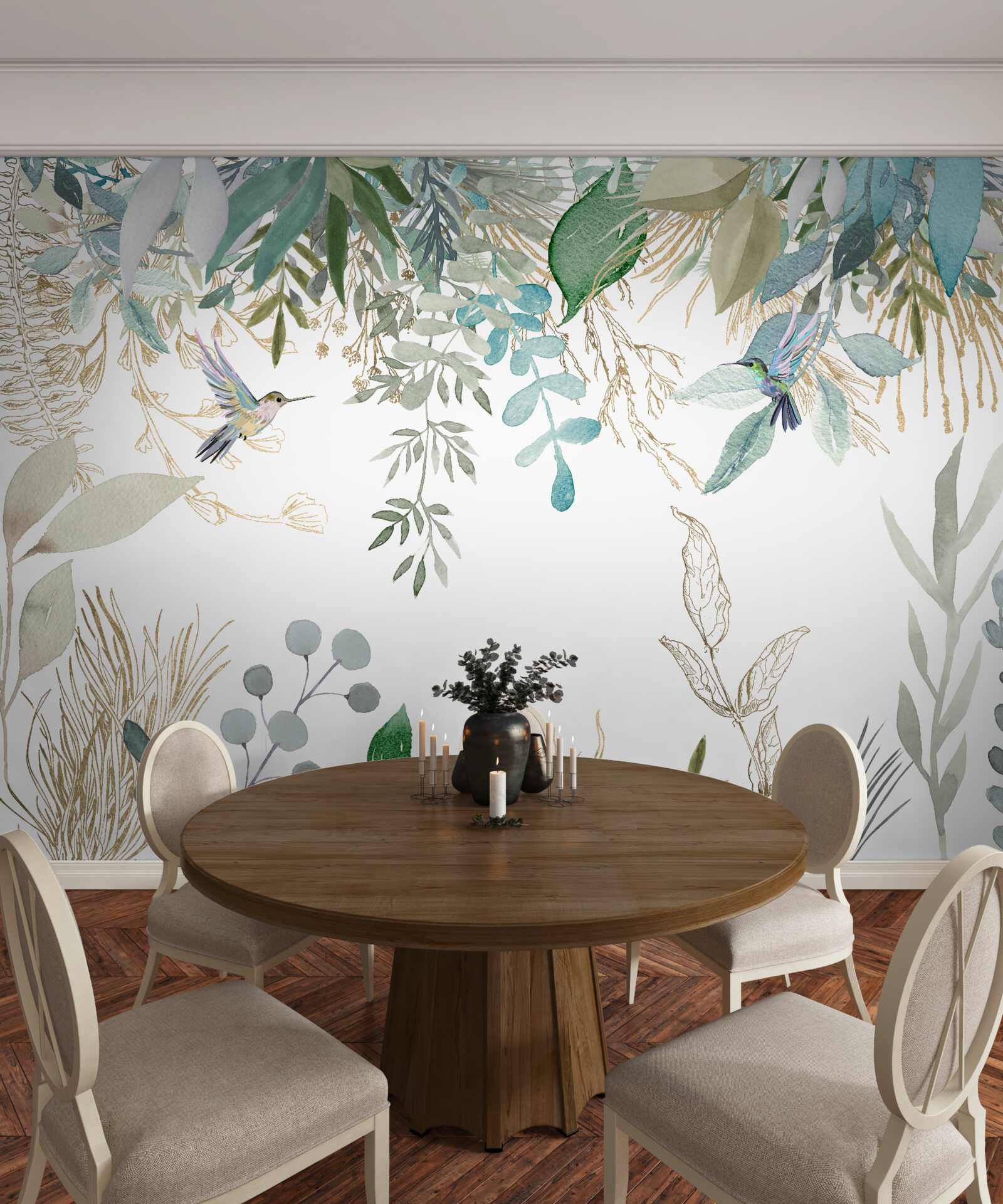 Papier peint diversité de la flore tropicale