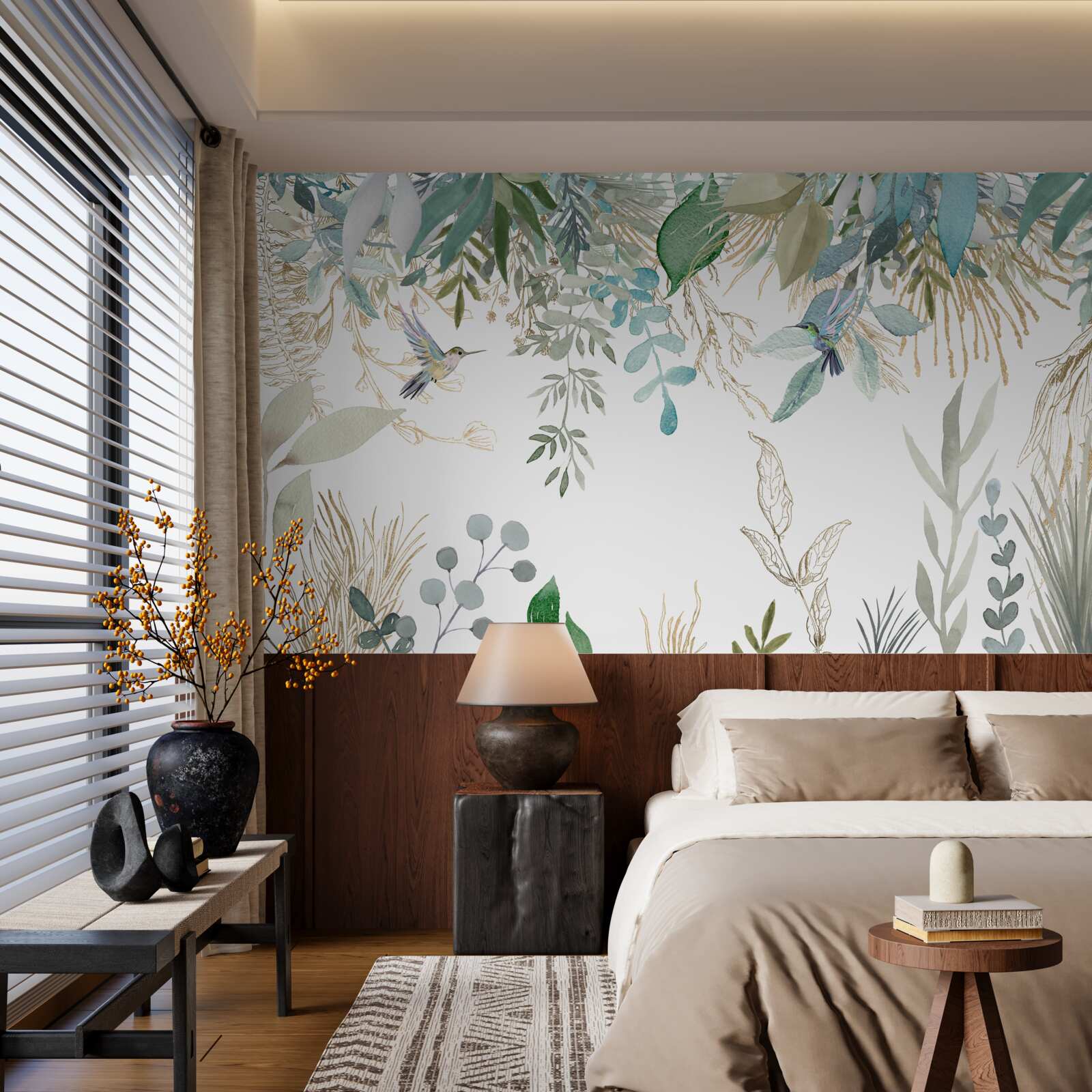 Papier peint diversité de la flore tropicale