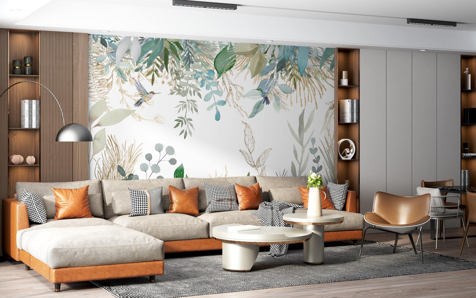 Papier peint diversité de la flore tropicale