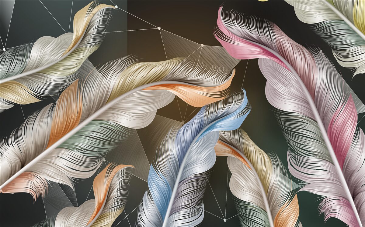 Papier peint un soupçon de couleurs vives dans le ciel nocturne