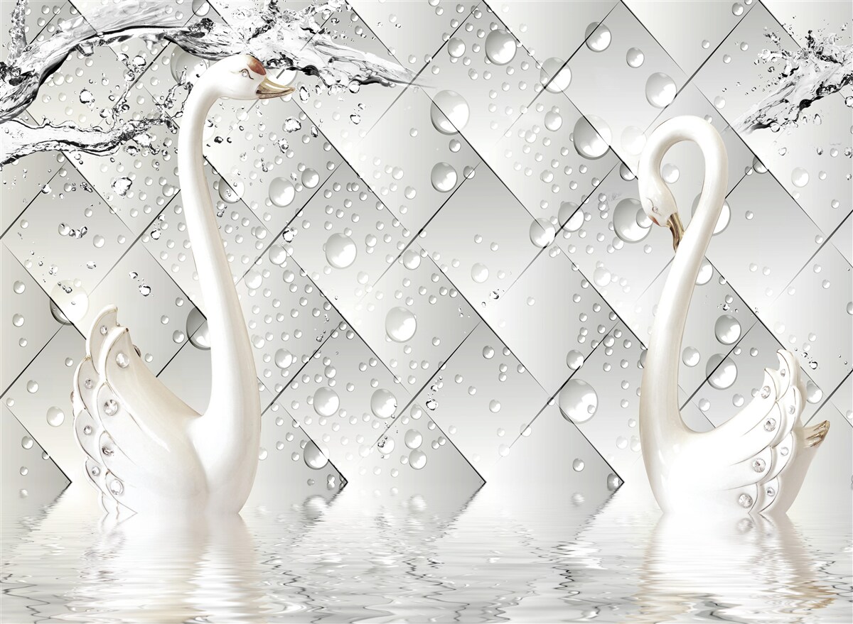 Papier peint mur blanc et papier peint