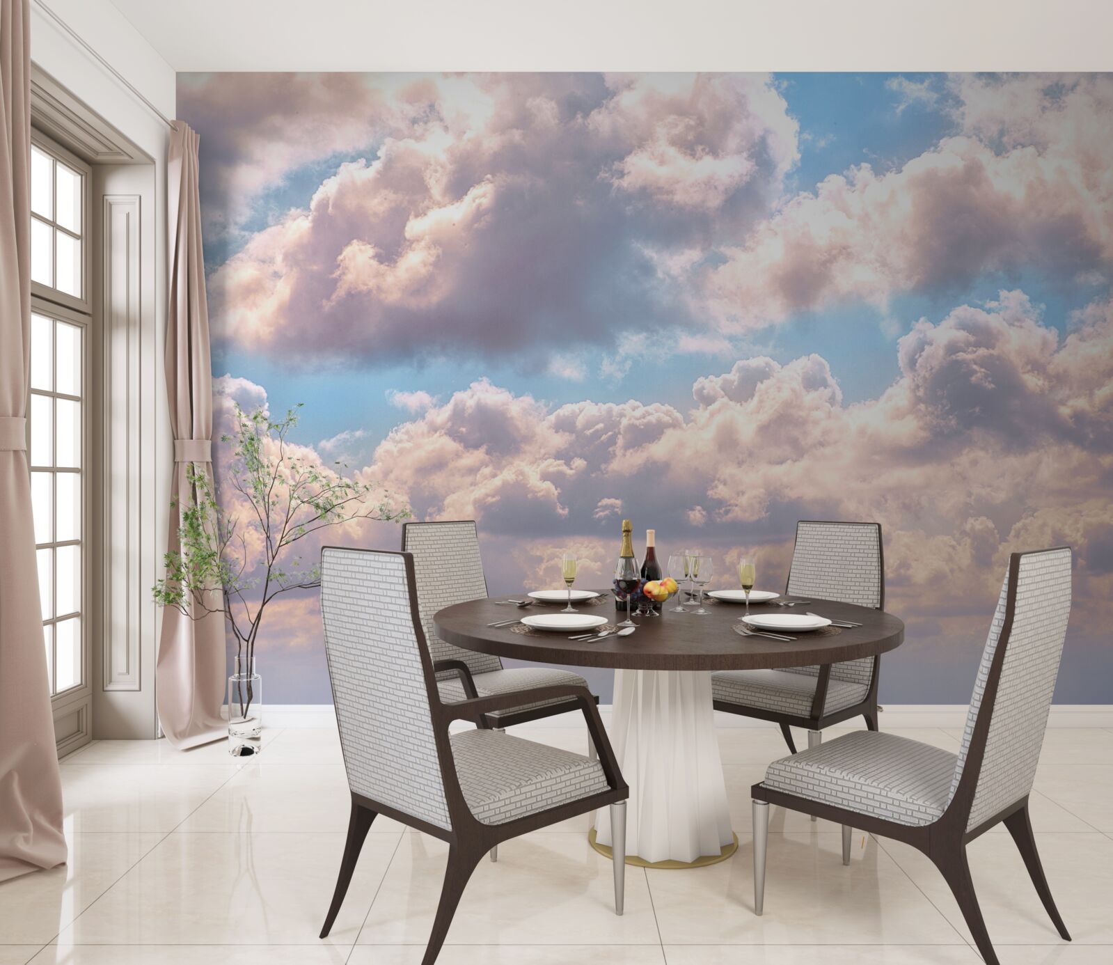 Papier peint jour, ciel et nuages