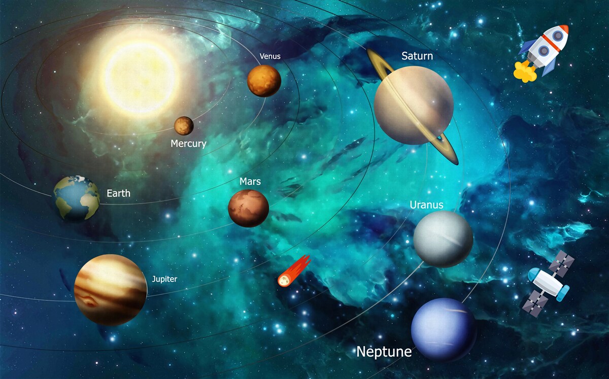 Papier peint les corps cosmiques dans l'univers
