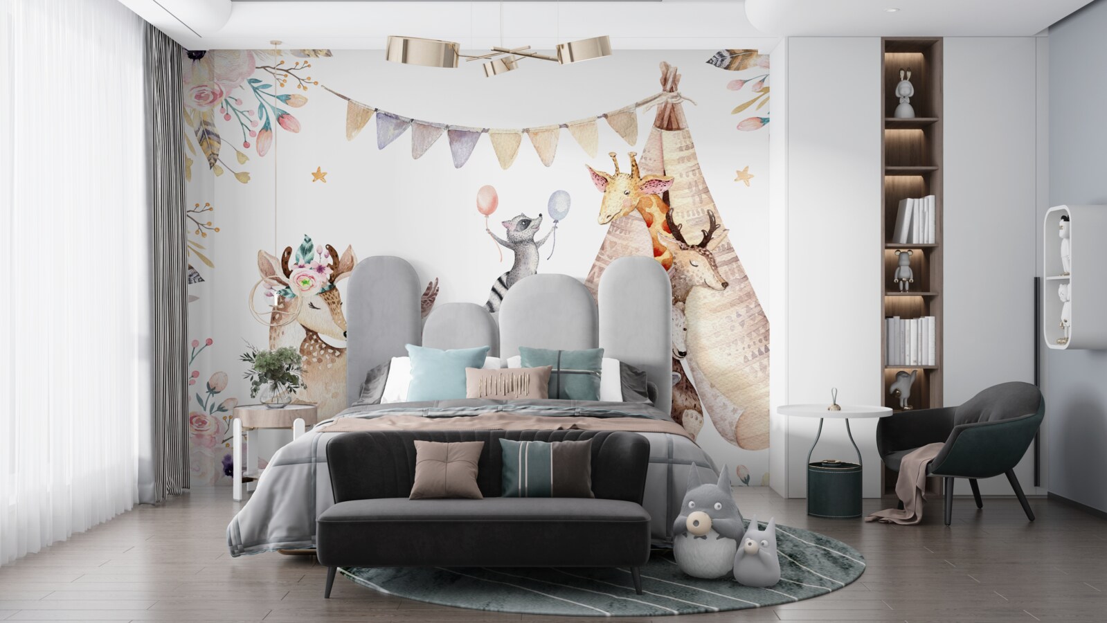 Papier peint célébrations dans la prairie