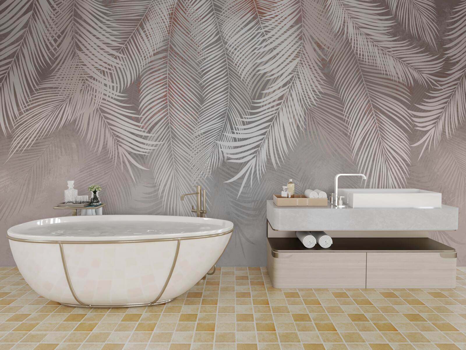 Papier peint lait d'oiseau