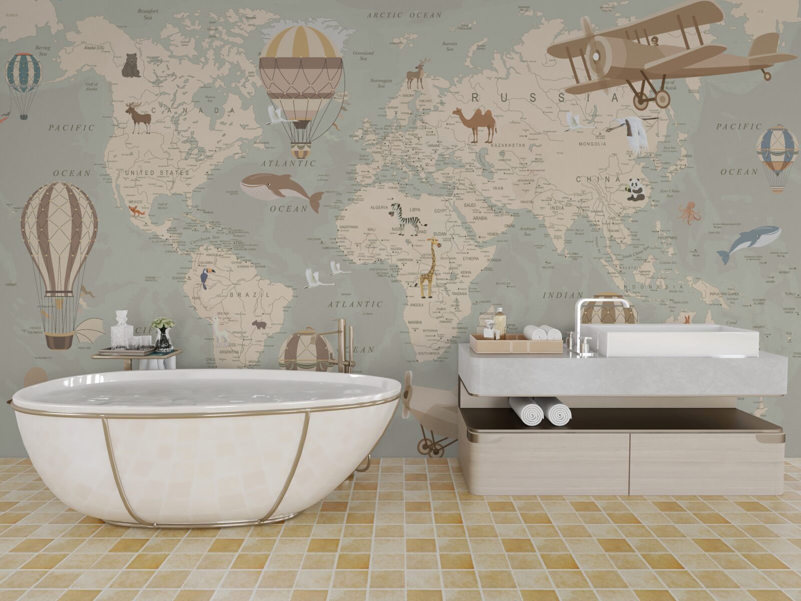 Papier peint guide de l'explorateur miniature