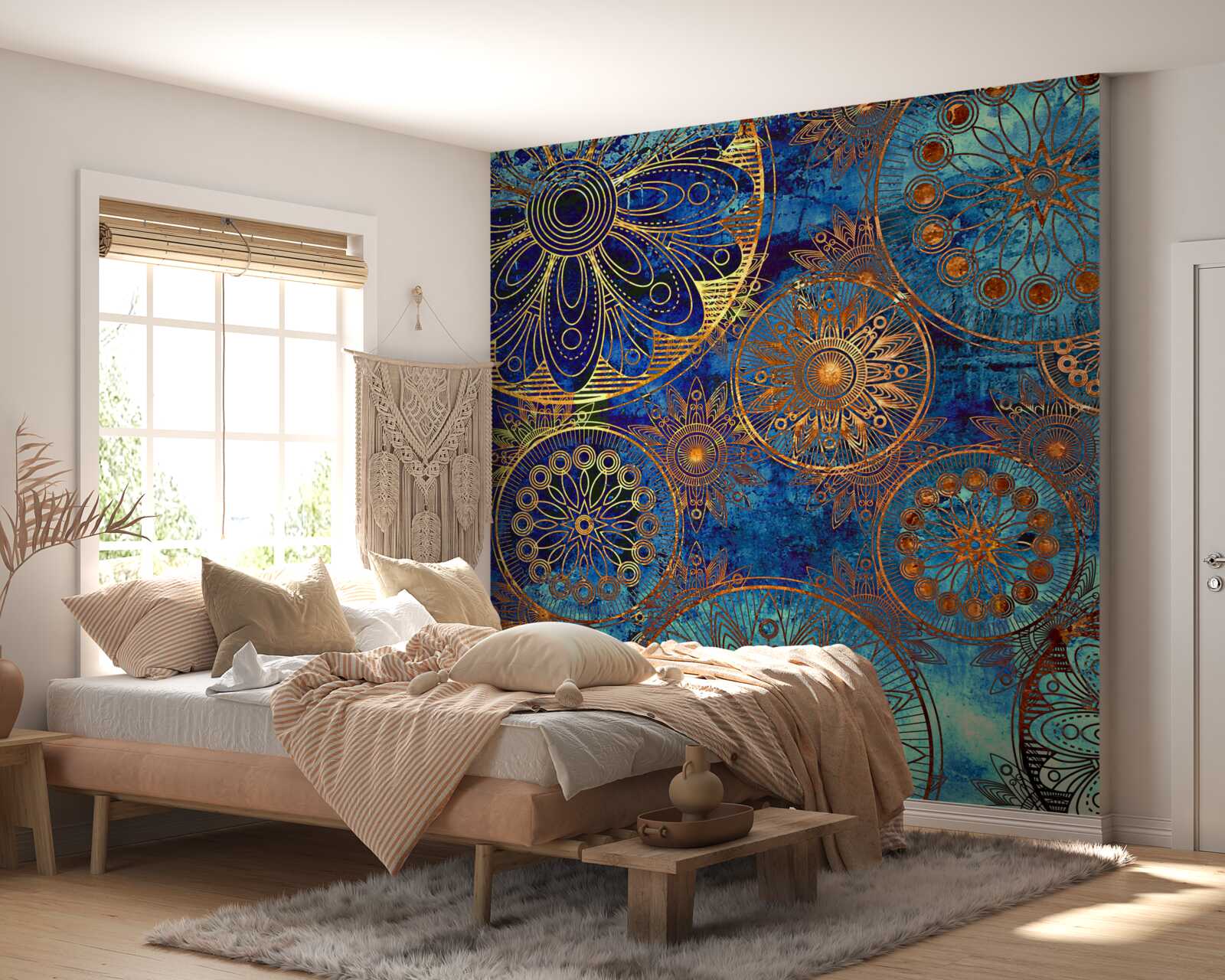 Papier peint design d'intérieur, ameublement et lazer