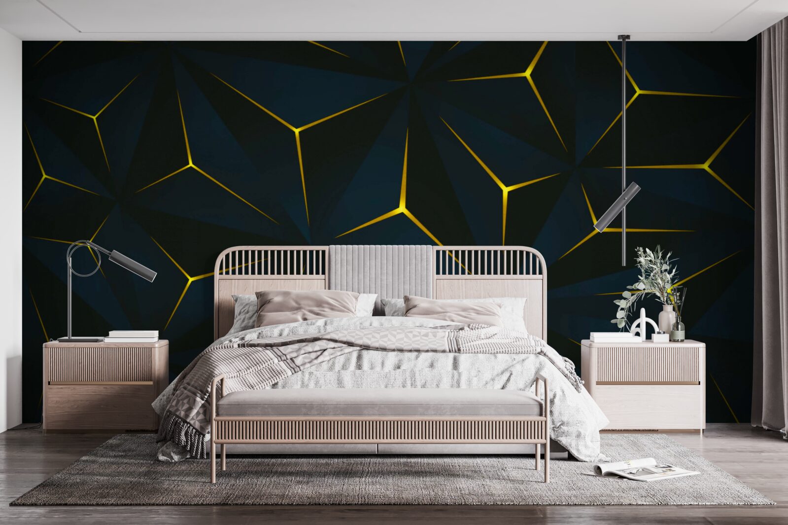 Papier peint les plaquettes en or dont l'intégrité a été compromise