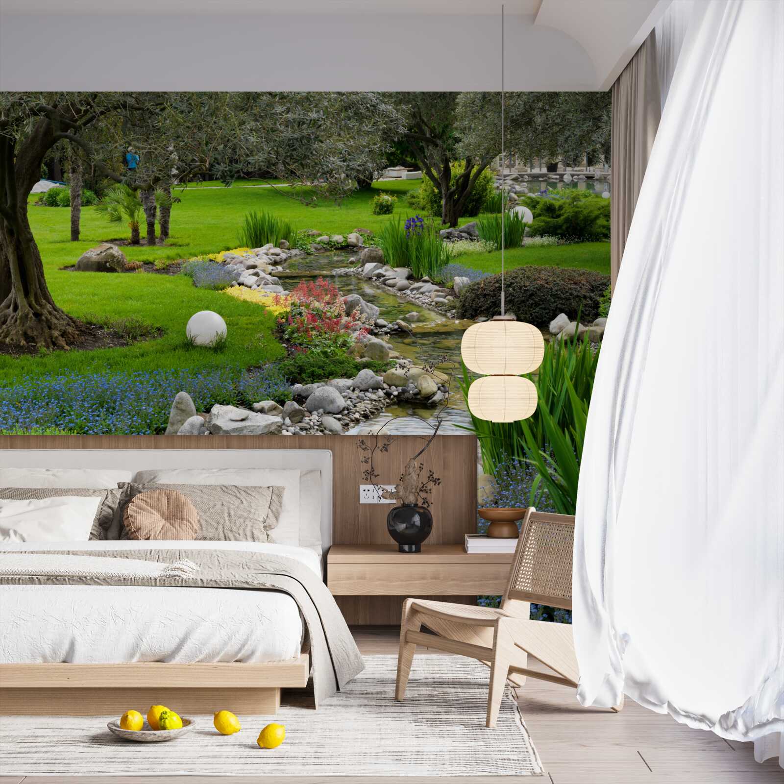 Papier peint le jardin japonais est une véritable oasis