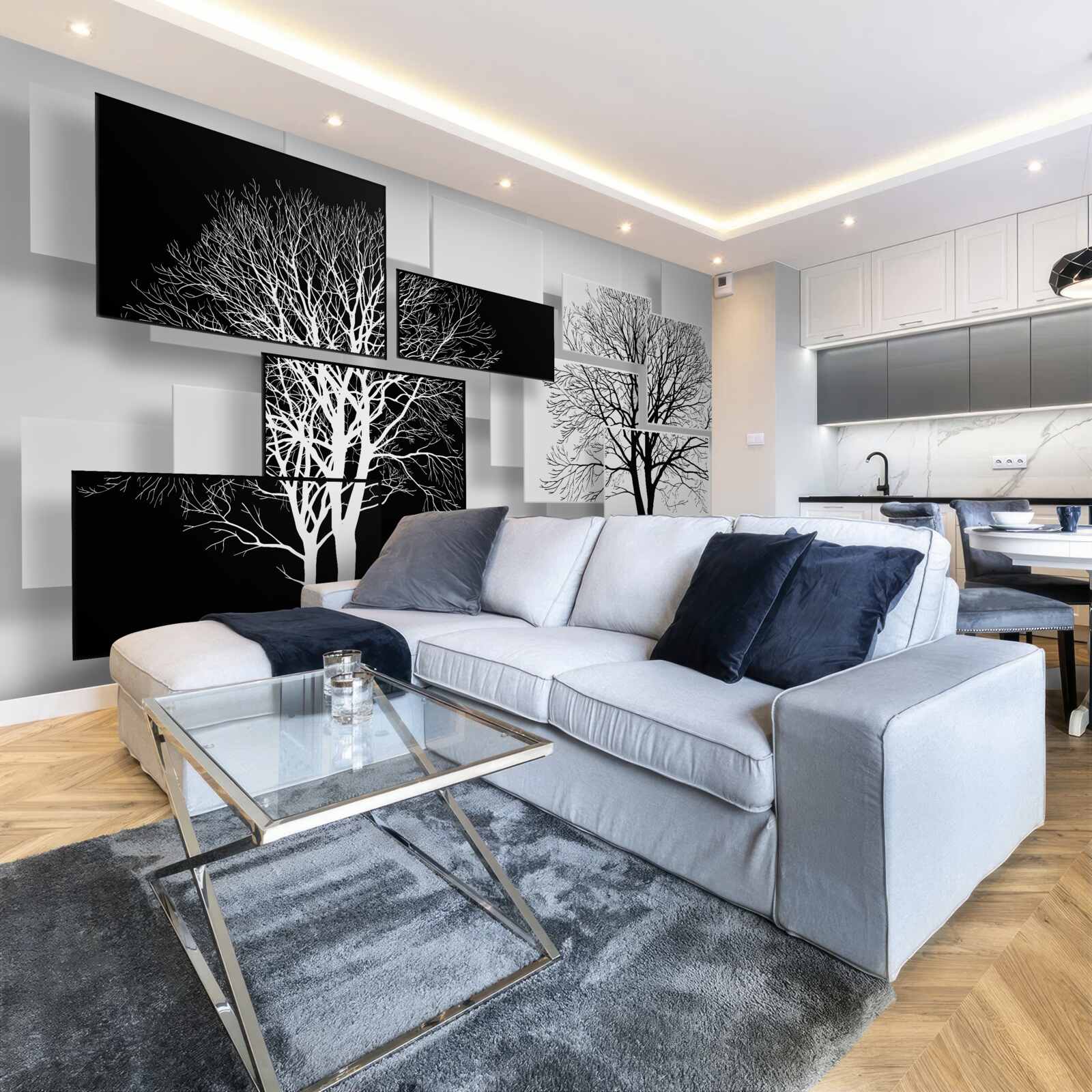 Papier peint les arbres de notre temps