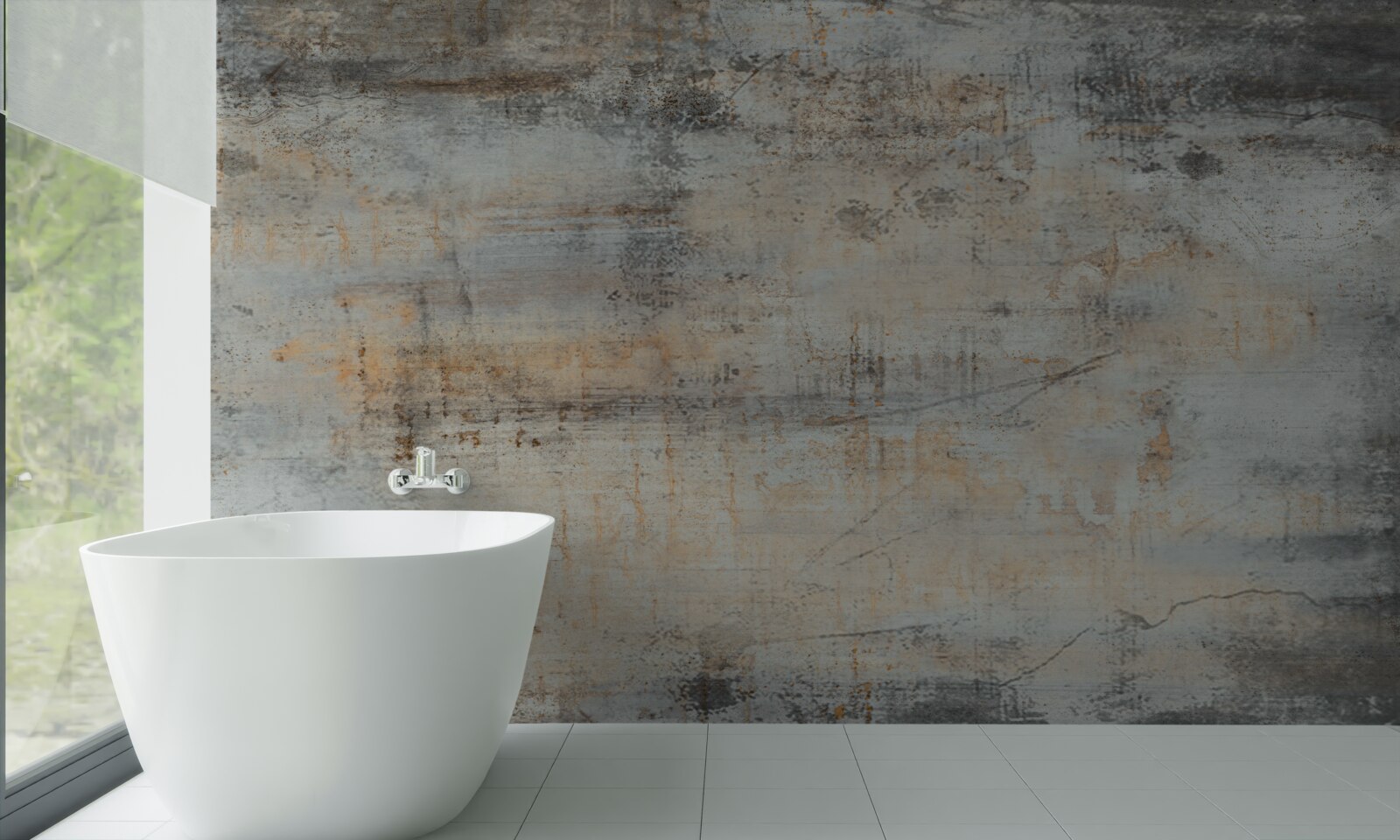 Papier peint Mur décoré dans un style vintage