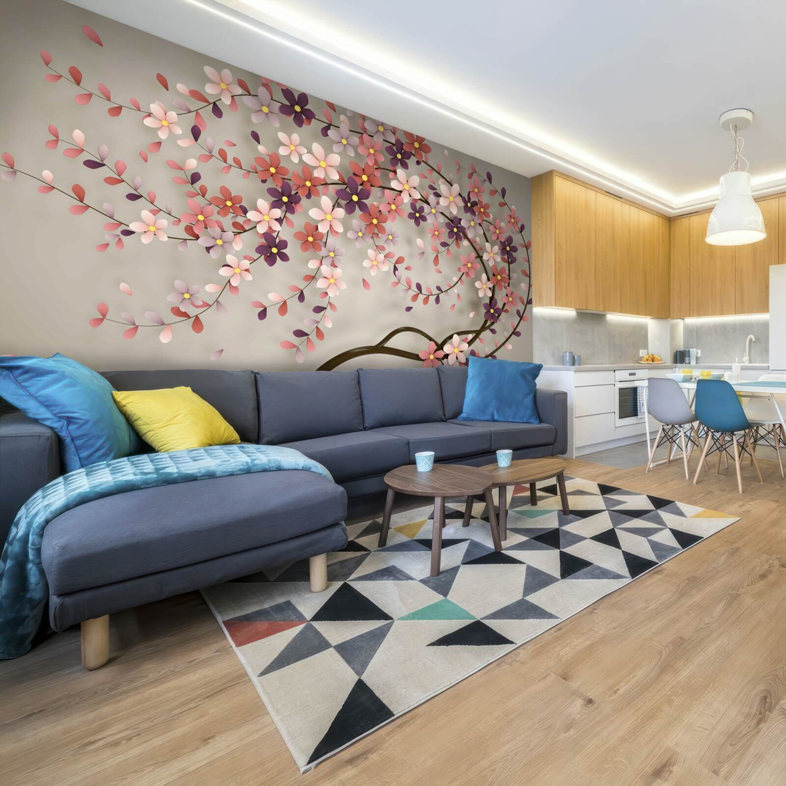 Papier peint arbre fascinant