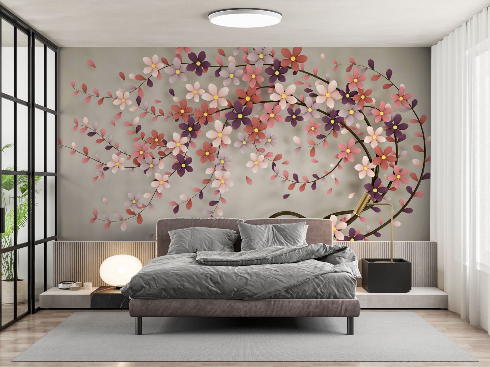 Papier peint arbre fascinant