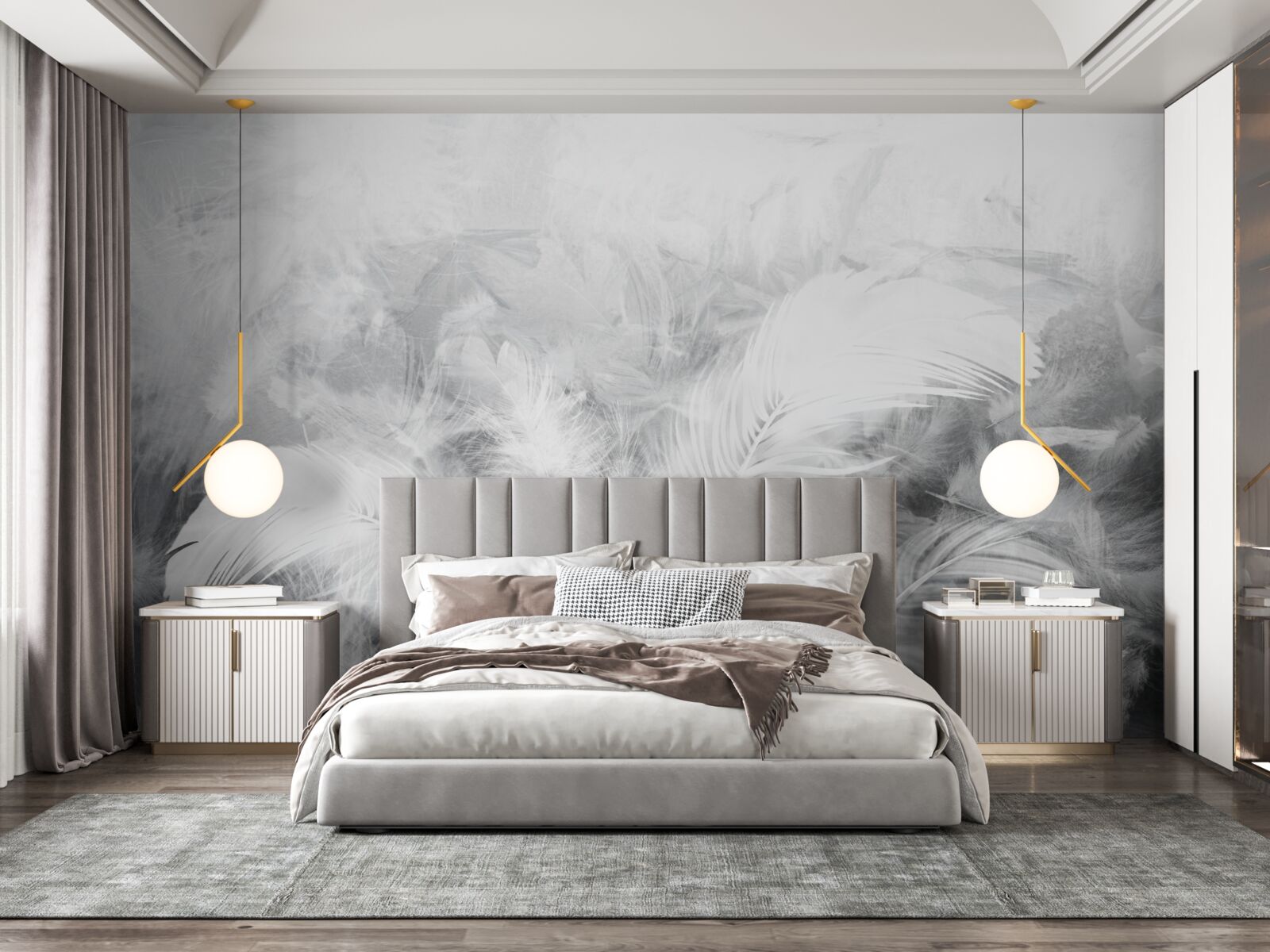 Papier peint joysticks d'avion modernes