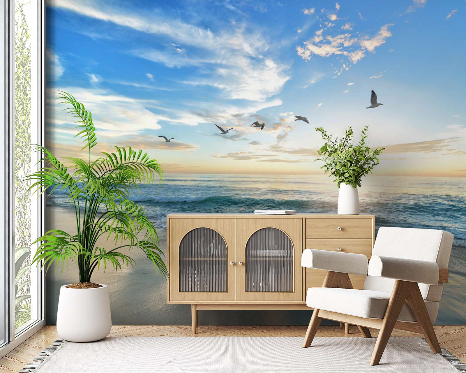 Papier peint un espace maritime charmant