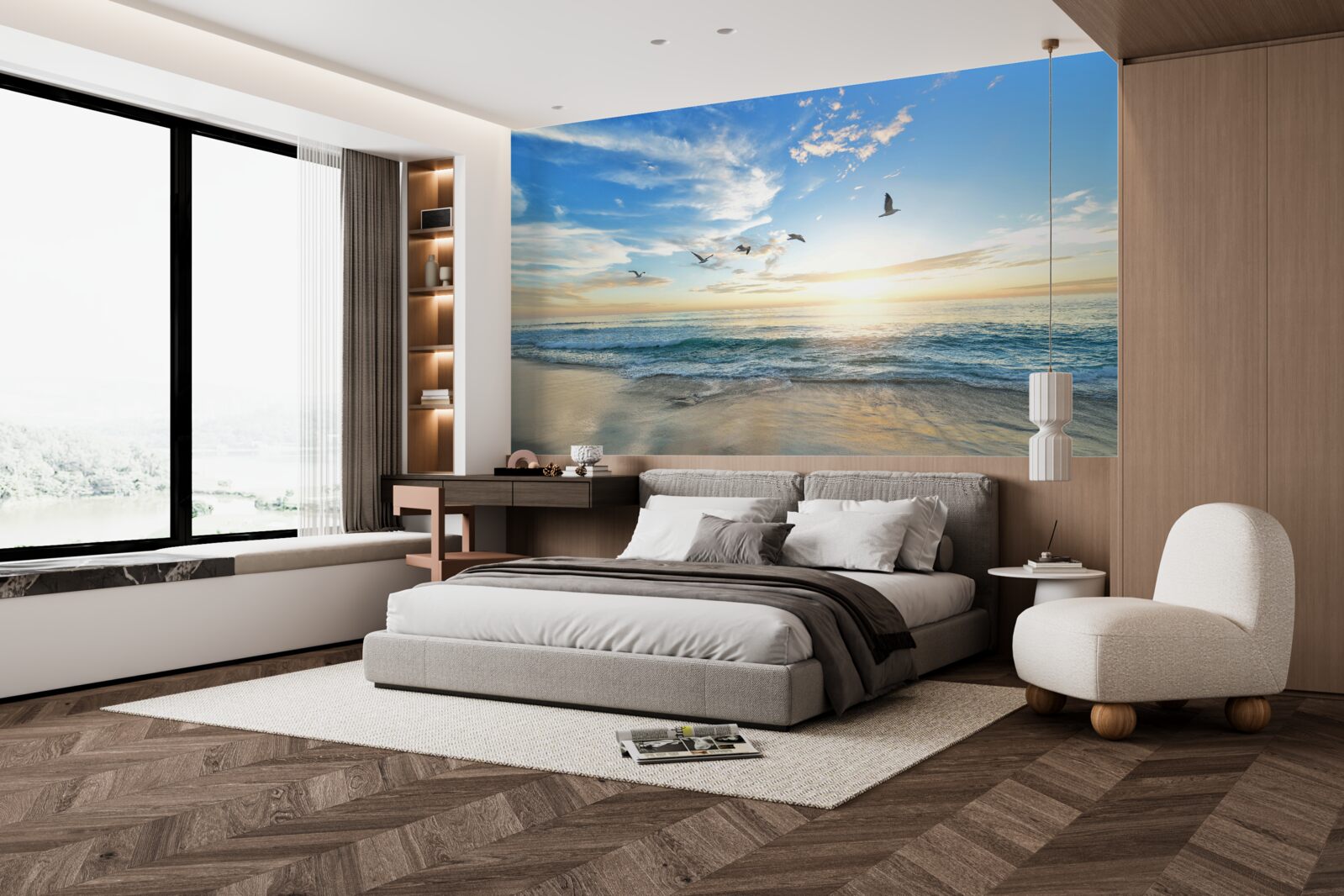 Papier peint un espace maritime charmant