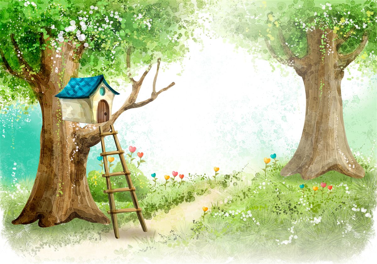 Papier peint Une forêt envoûtante