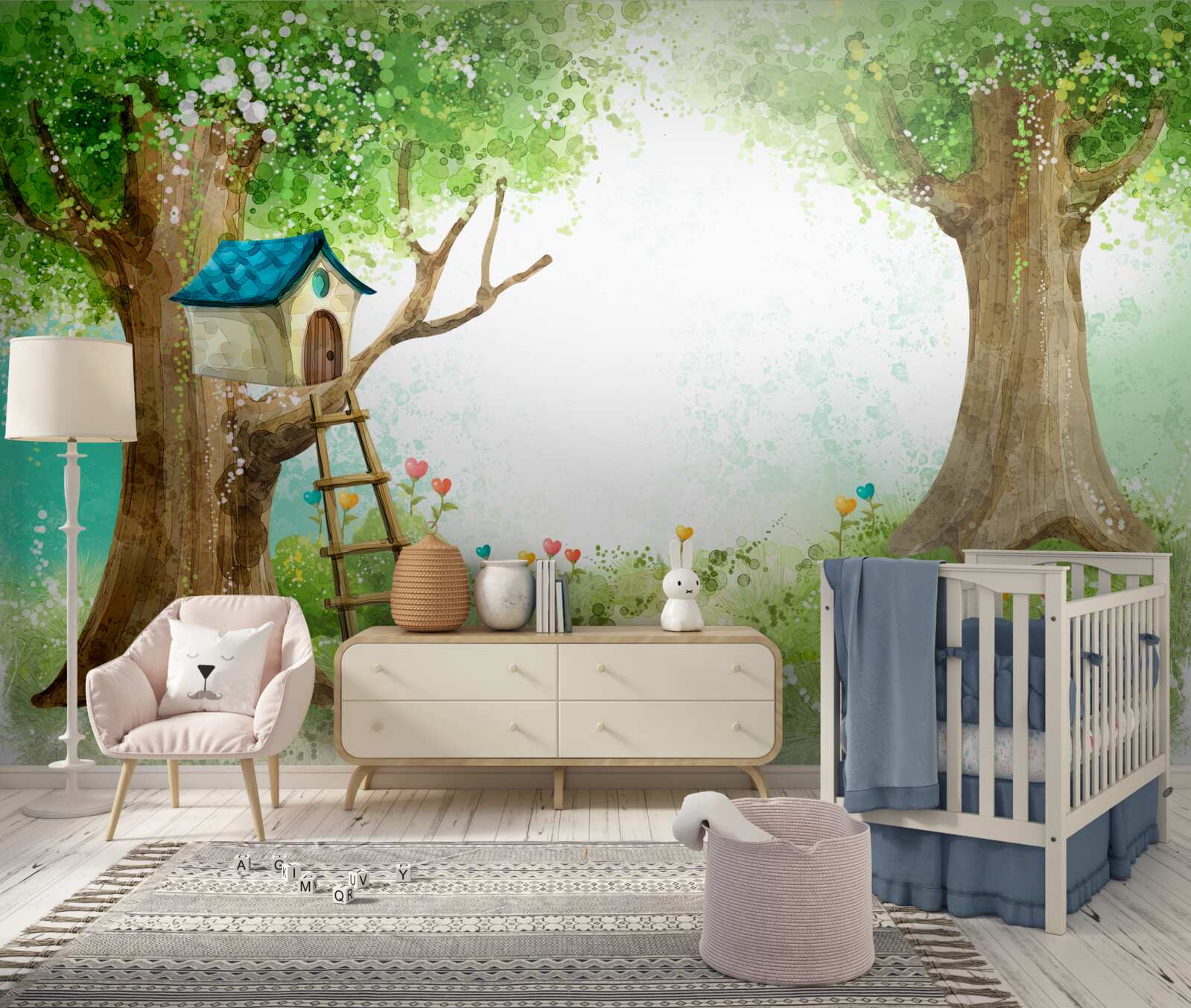 Papier peint Une forêt envoûtante