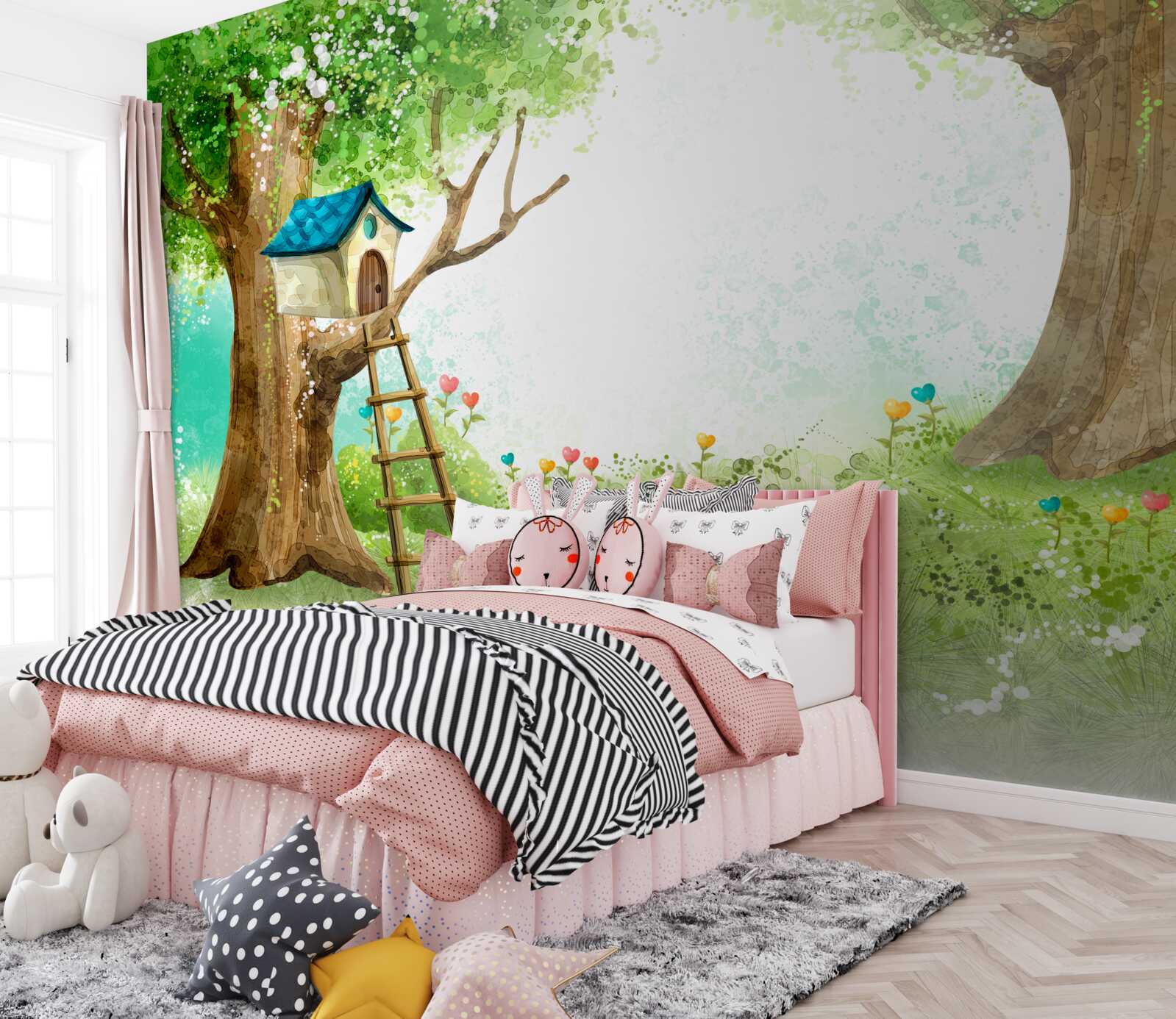 Papier peint Une forêt envoûtante