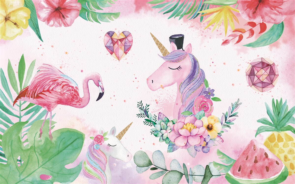 Papier peint des rêves dans les tons roses