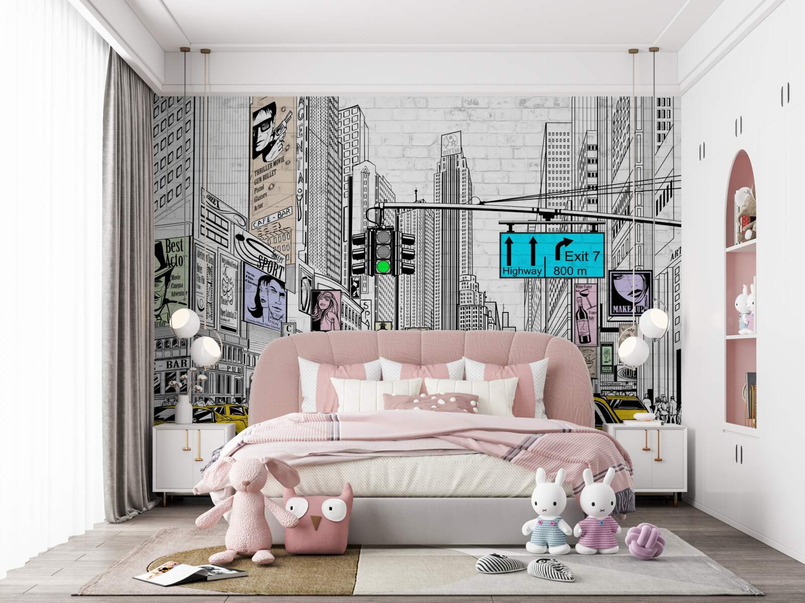 Papier peint les mégapoles et les zones peuplées sont marquées en jaune