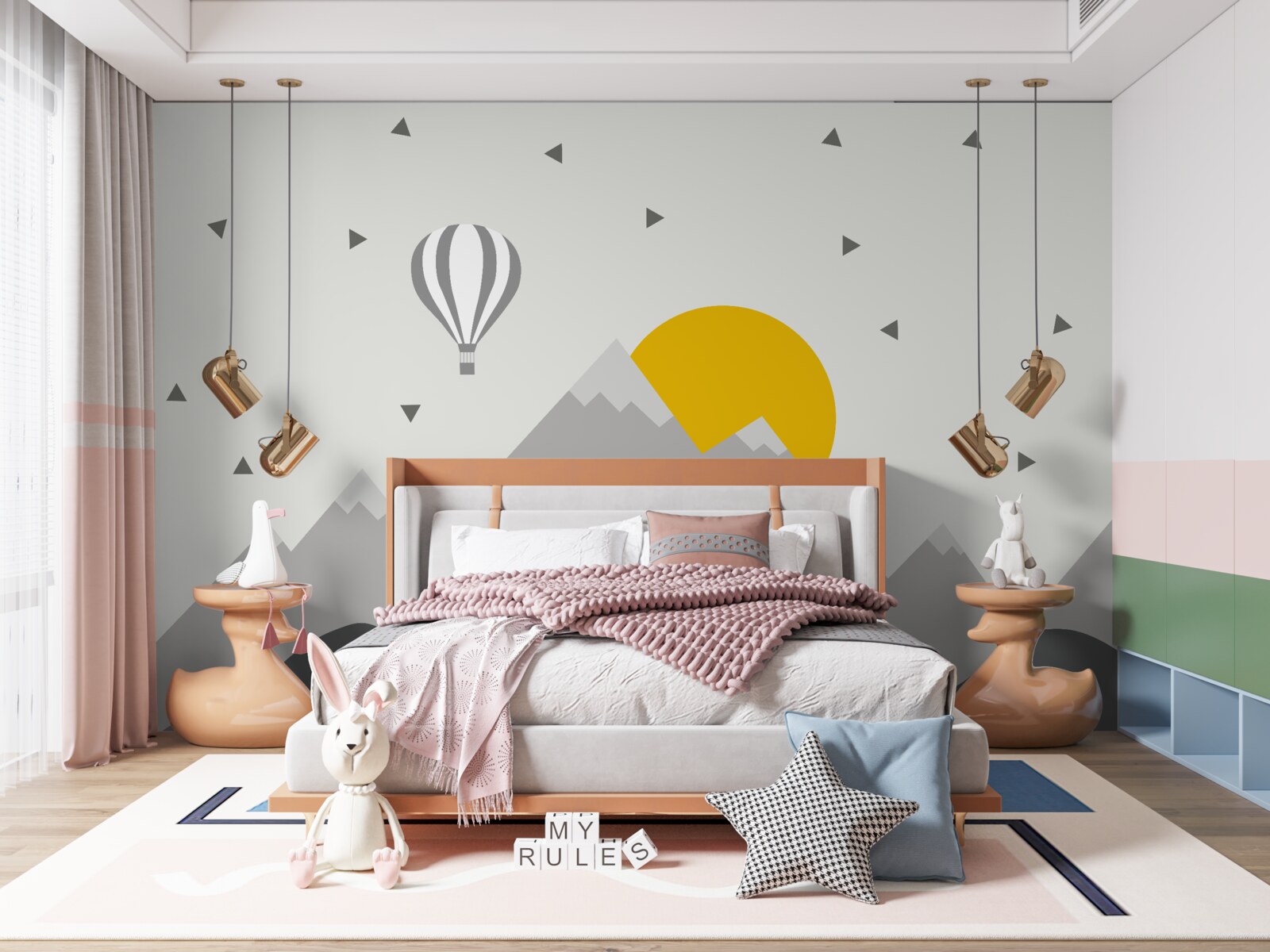 Papier peint pics magiques