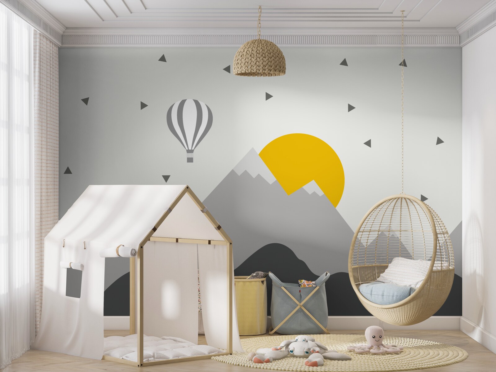 Papier peint pics magiques