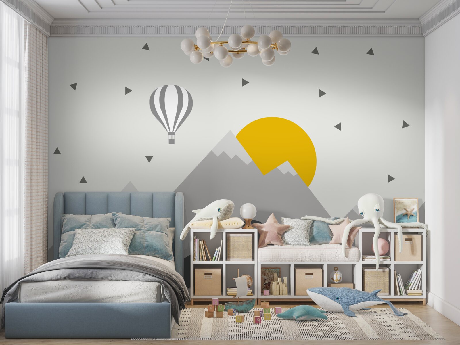 Papier peint pics magiques