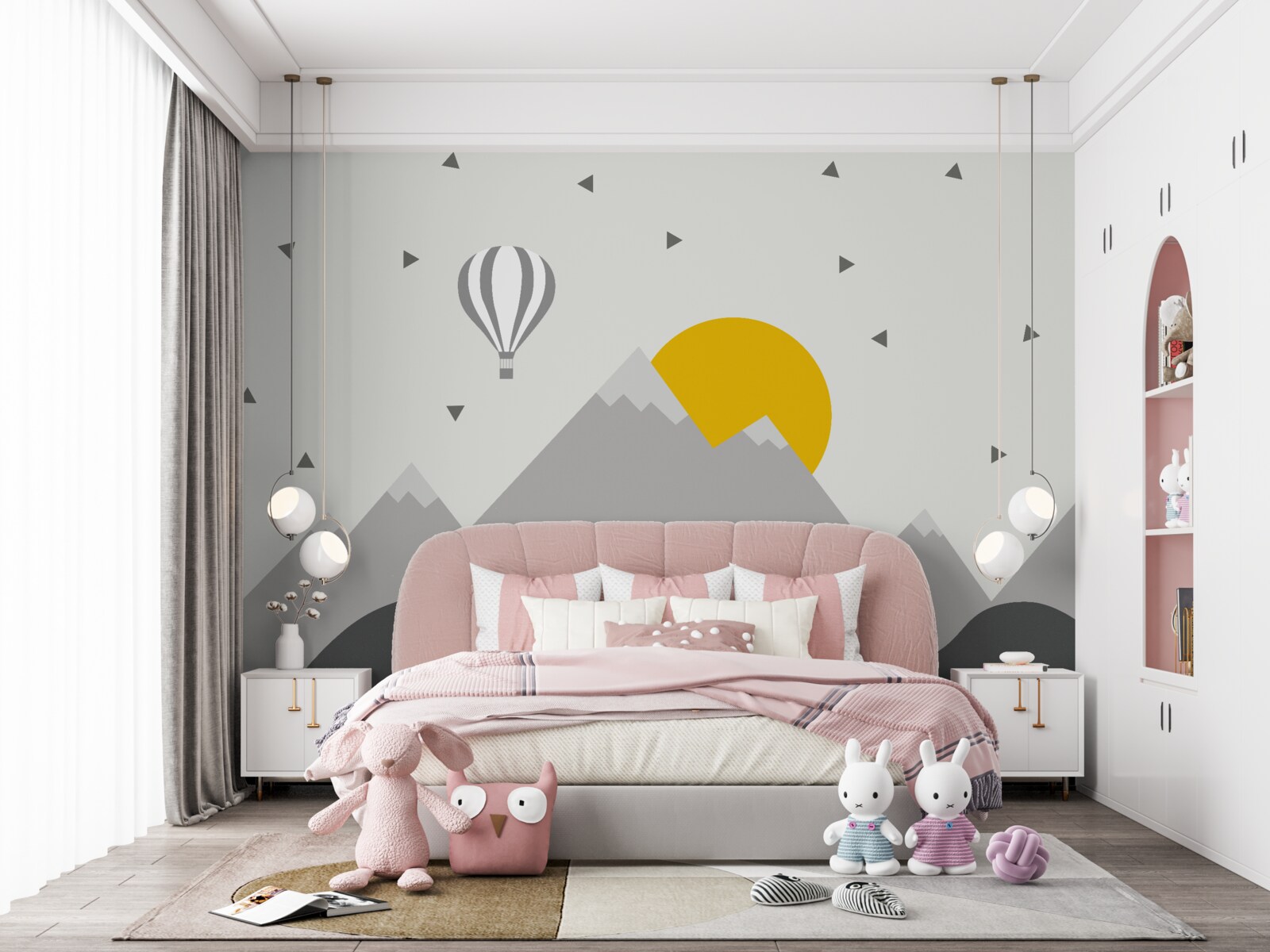 Papier peint pics magiques