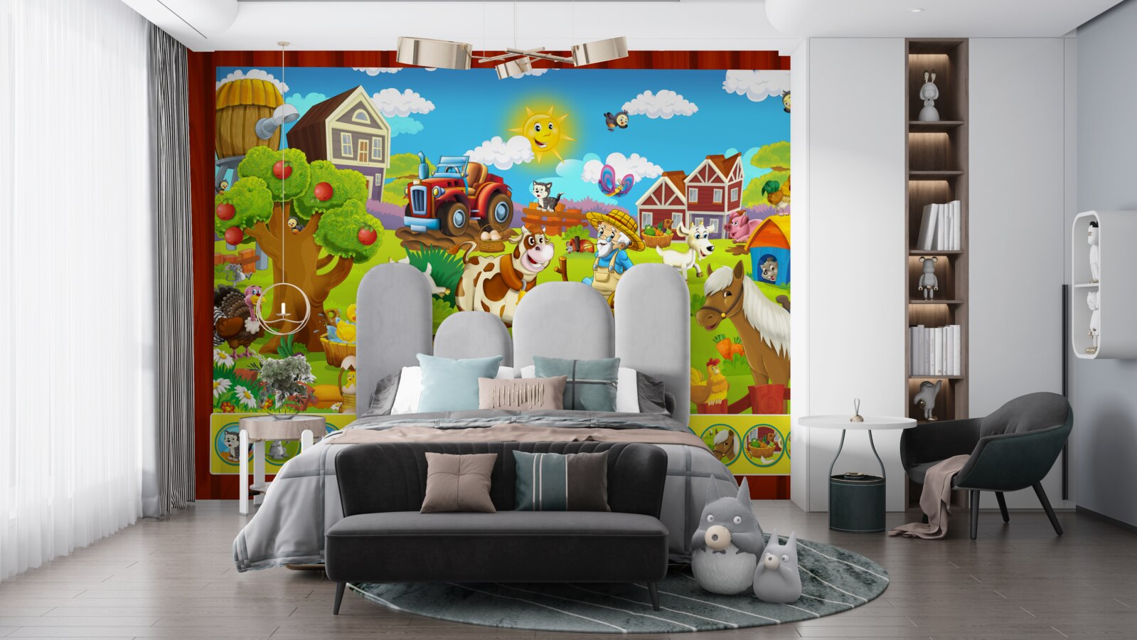 Papier peint entreprise agricole