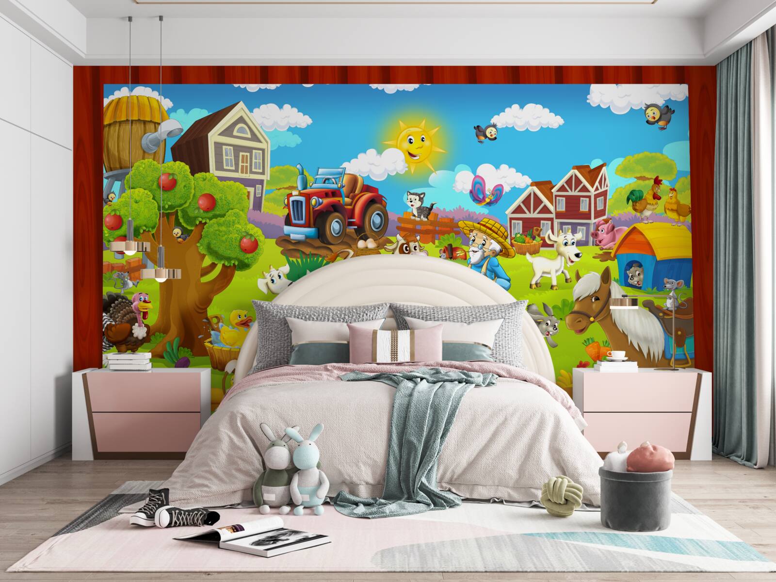 Papier peint entreprise agricole