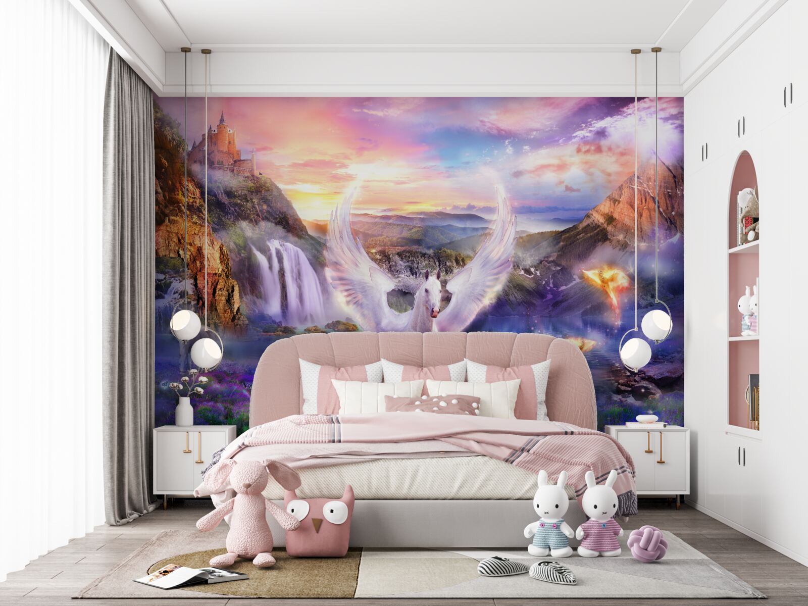 Papier peint cheval fantastique