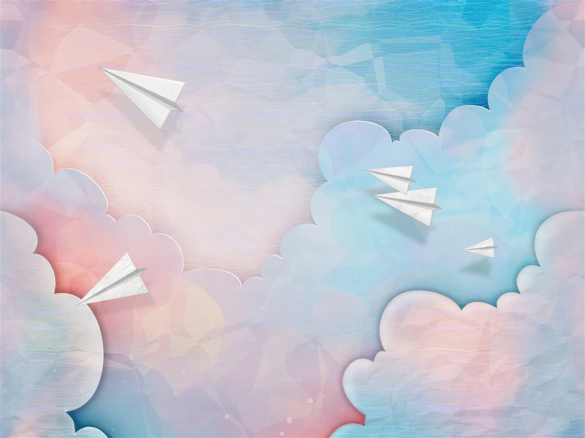 Papier peint le ciel, le mur et la couleur bleue