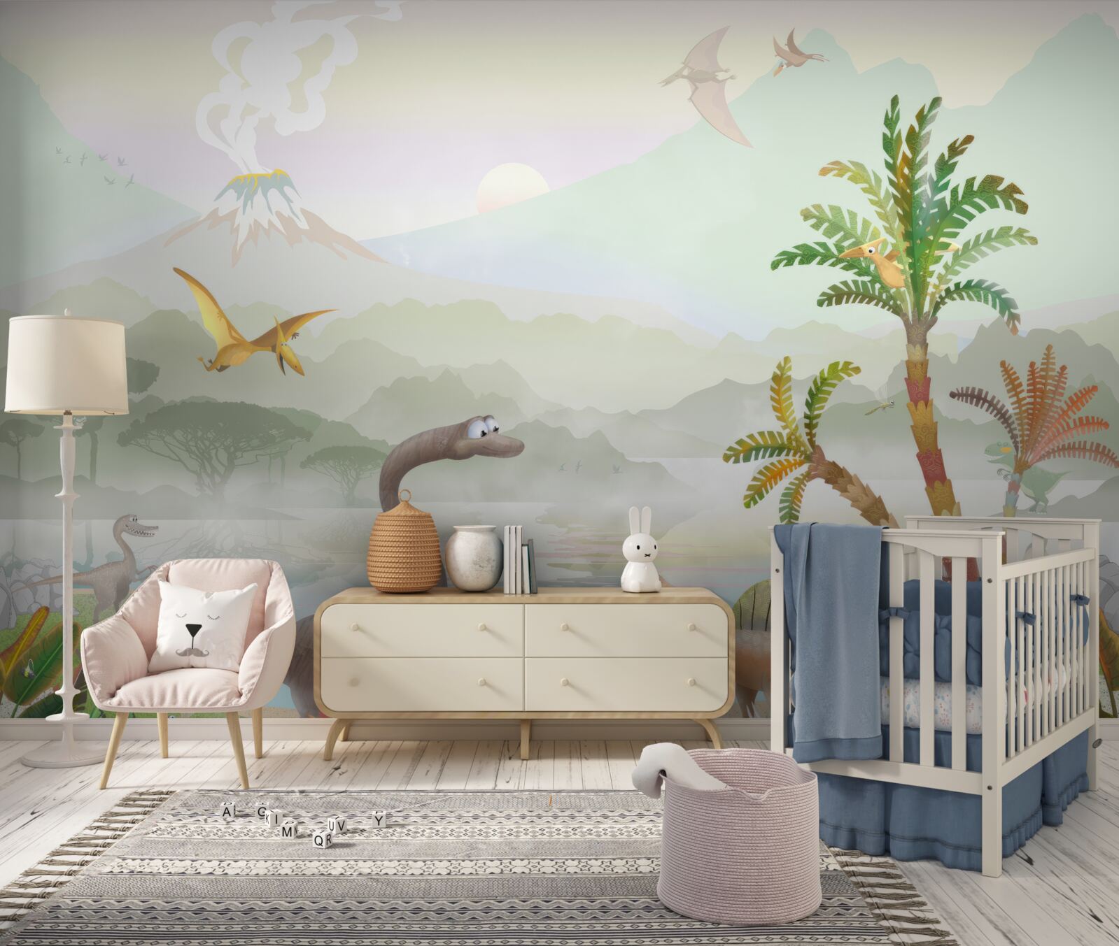 Papier peint beauté naturelle et mur