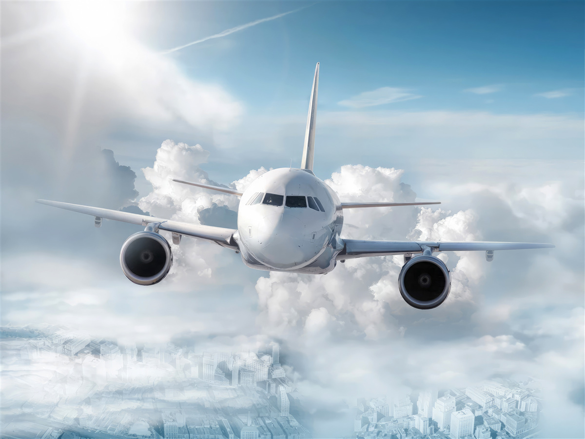 Papier peint les avions de transport de passagers, les voyages aériens et la technologie de l'aviation