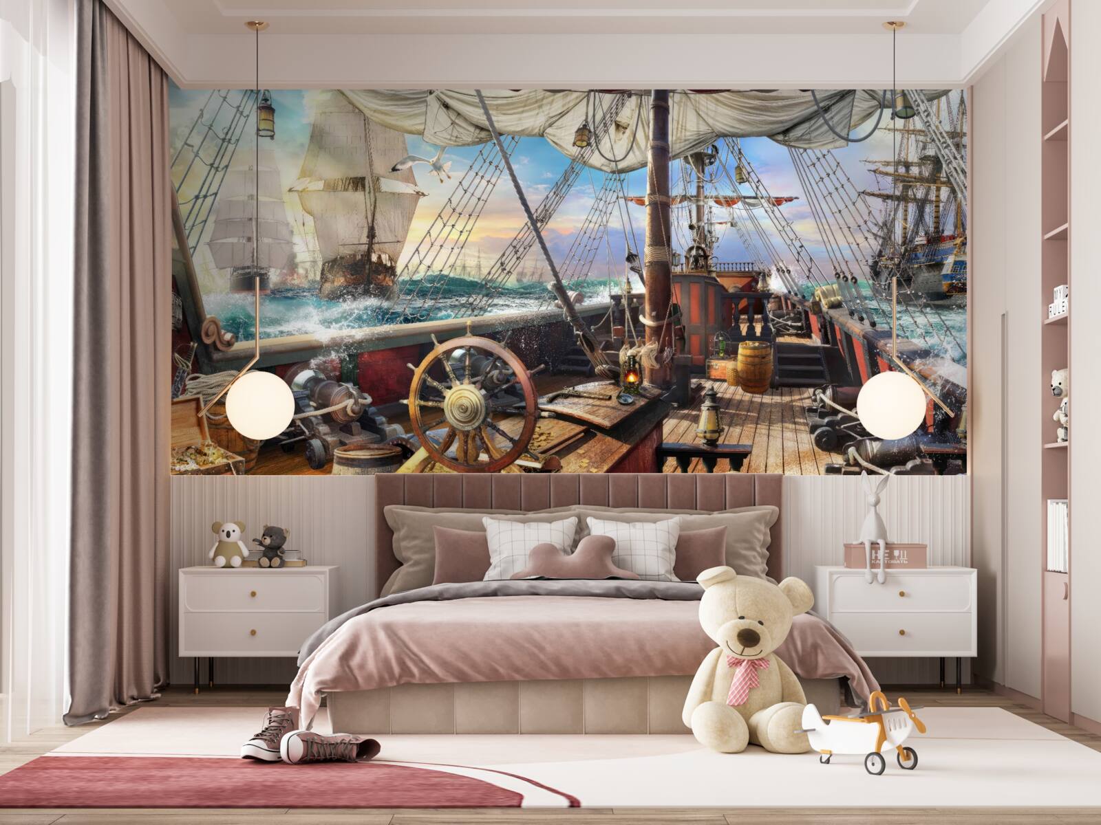 Papier peint véhicule, bateau et jet ski