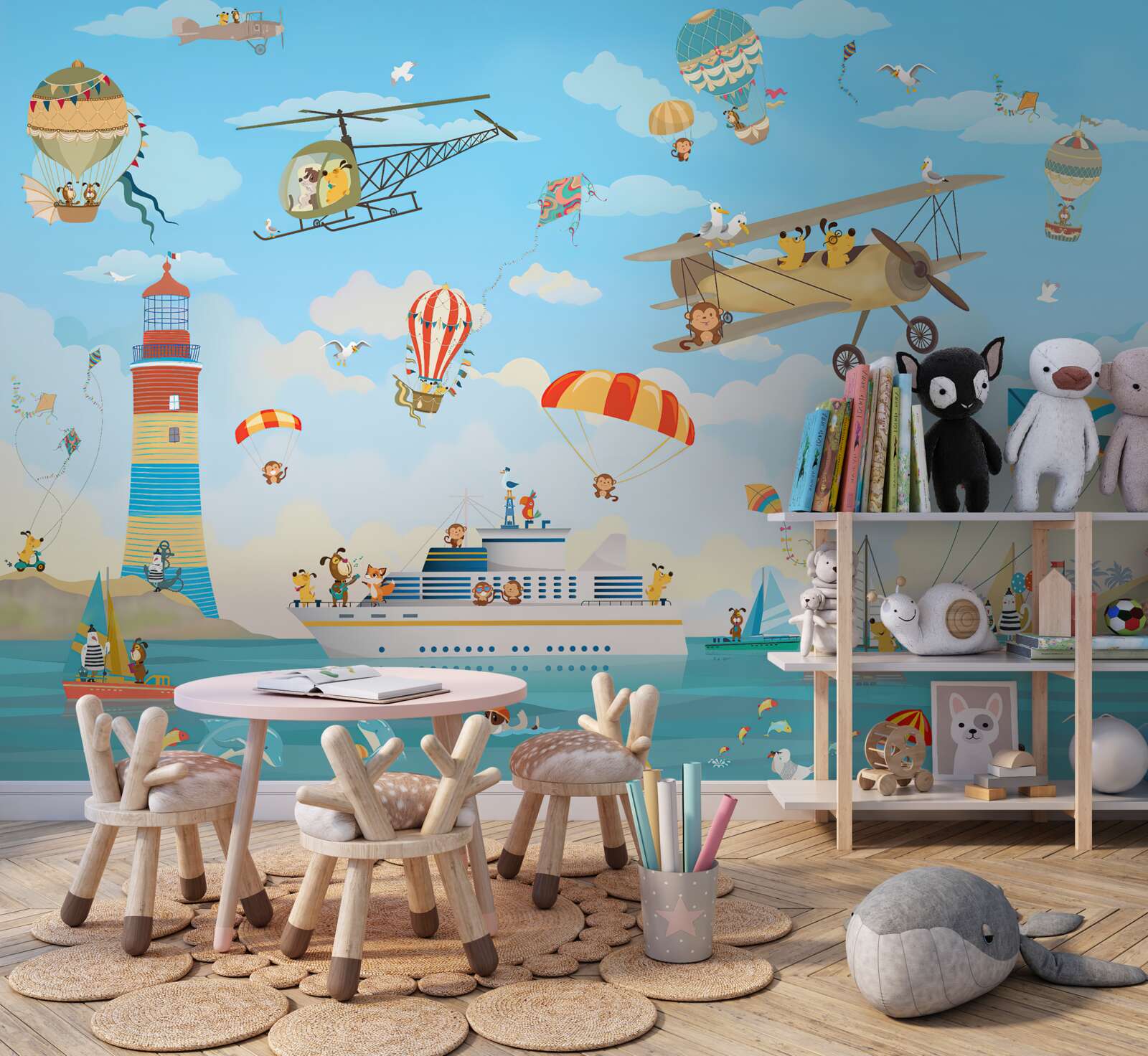 Papier peint autocollant pour le mur et le mur lui-même