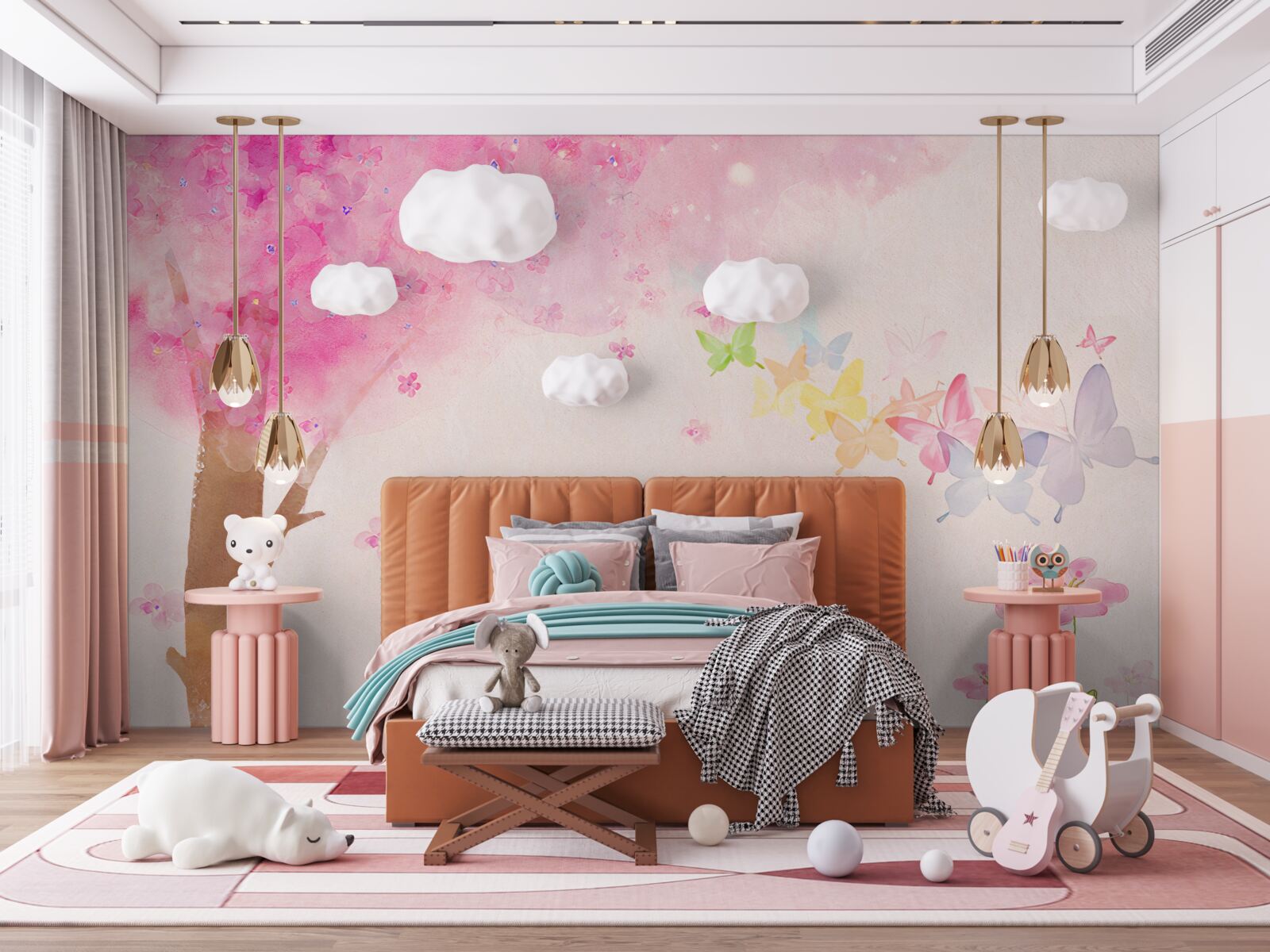 Papier peint hall et mur