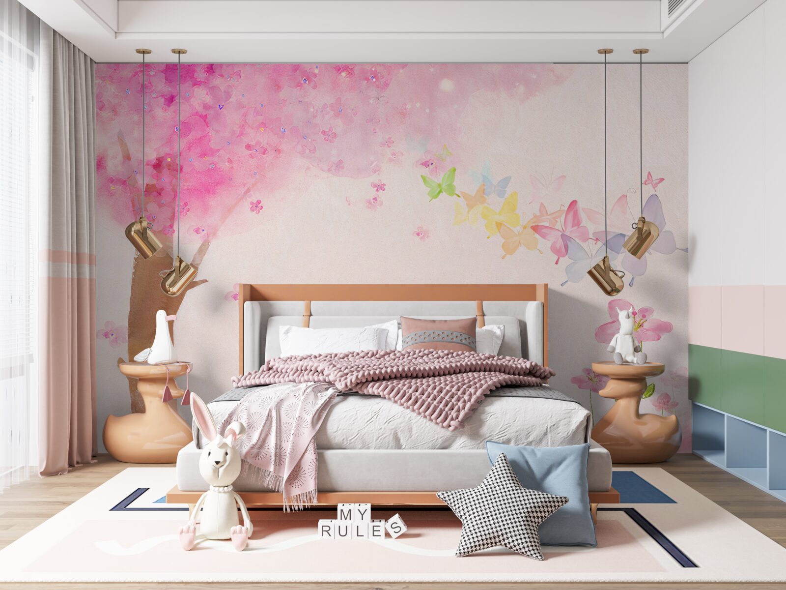 Papier peint hall et mur