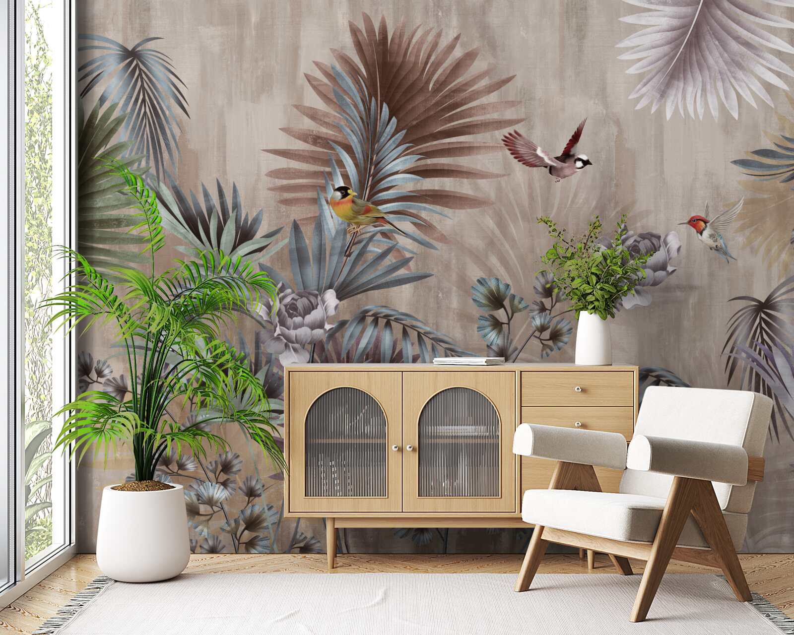 Papier peint Des forêts tropicales magiques