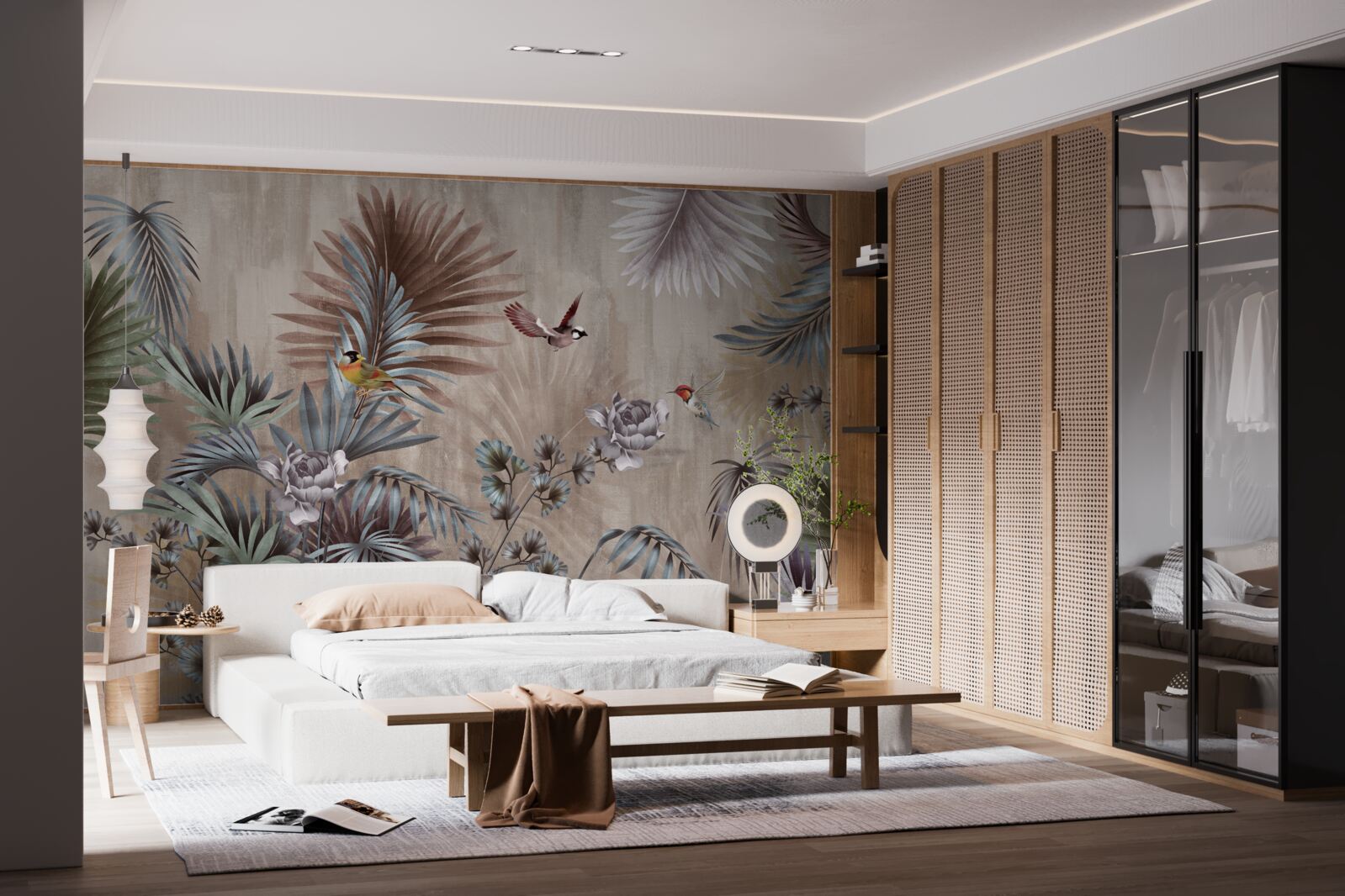 Papier peint Des forêts tropicales magiques