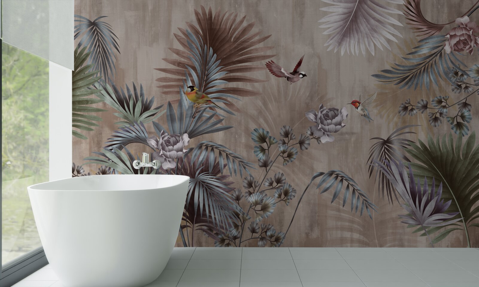 Papier peint Des forêts tropicales magiques